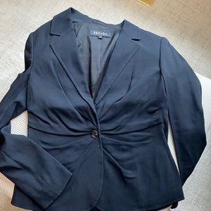 Escada  2 piece black suit. Skirt and Blazer